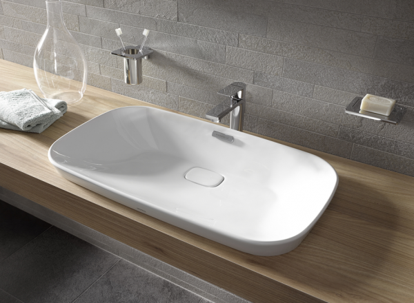 TOTO NEOREST Aufsatzwascht. weiß 750mm ohne Hahnloch mit Überlauf, LW3717HY