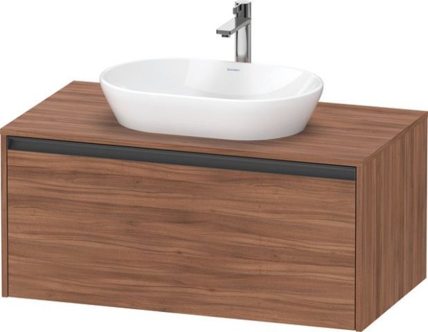 Duravit Ketho.2 Konsolenwaschtischunterbau wandhängend Nussbaum Matt 1000x550x459 mm - K248860797900
