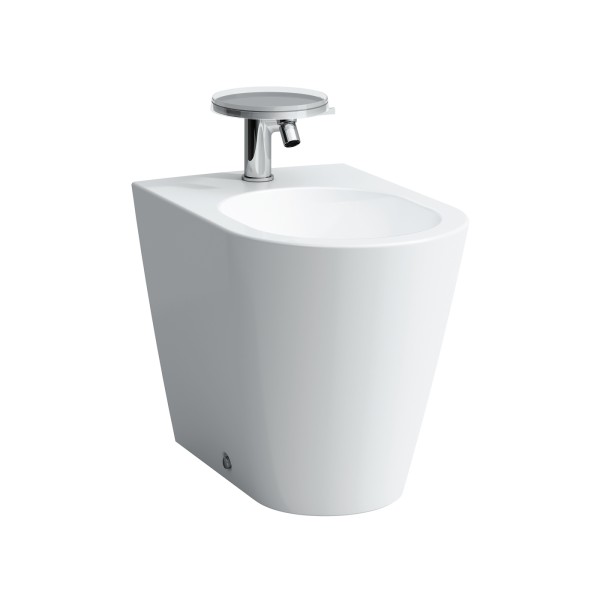 LAUFEN Standbidet Kartell · LAUFEN 370x560, 1 Hahnloch mittig, weiß mit LCC, 83233.1, 8323314003021