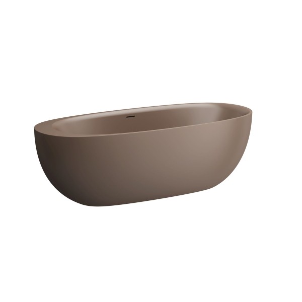 LAUFEN freistehende Badewanne ALESSI 800x1850x590 Sentec Kaffee matt außen/Cafe matt innen, H2209721