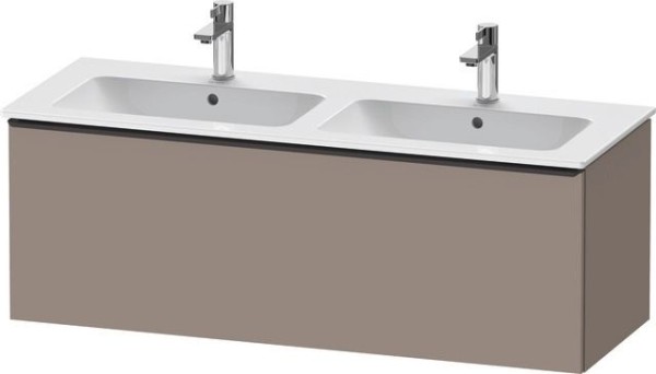 Duravit D-Neo Waschtischunterbau wandhängend Basalt Matt 1280x462x440 mm - DE42650BD430000