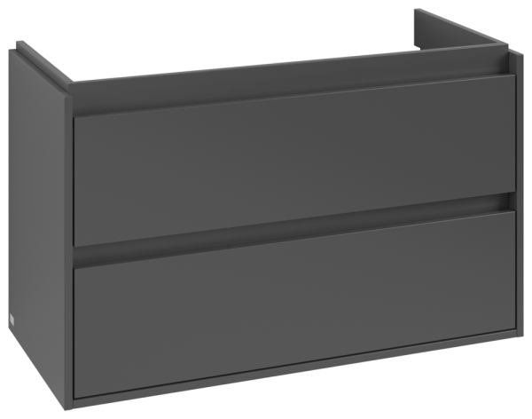Villeroy & Boch Waschtischunterschrank Skyla C79900 972x596x 439mm 2 Ausz. Waschbecken mittig Grap