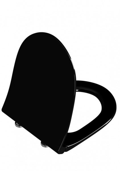 Vitra Sento WC-Sitz Slim Schwarz Hochglanz, 120-070R409