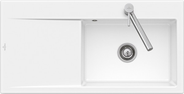 Villeroy & Boch Einbauspüle Subway Style 60 1000x510mm Exc-Garn. IB li Keram. Snow White cplus, 3362