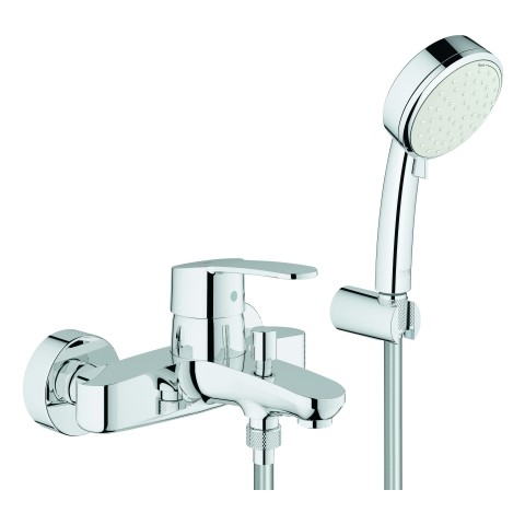 Grohe EH-Wannenbatterie Eurostyle C 33592 mit Wandhalterset chrom, 3359220A