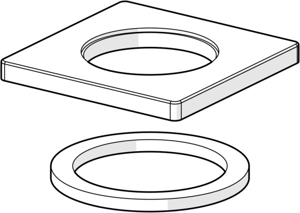 Hansa X-Plate für Waschtischarmaturen