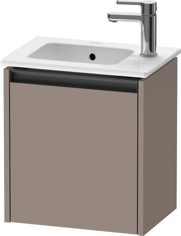 Duravit Ketho.2 Waschtischunterbau wandhängend Basalt Matt 410x292x440 mm - K25060L43430000
