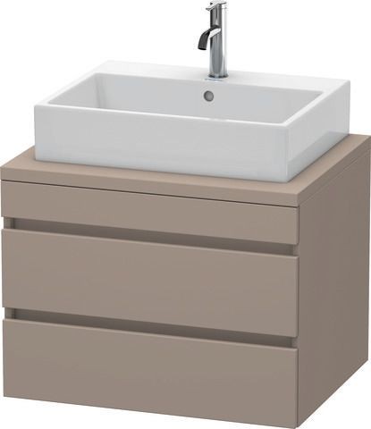 Duravit DuraStyle Konsolenwaschtischunterbau wandhängend Basalt Matt 700x548x512 mm - DS531604343