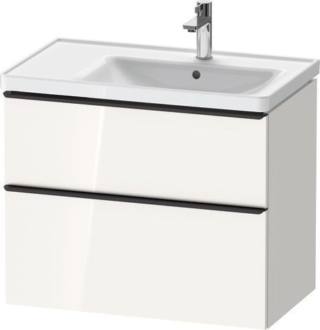 Duravit D-Neo Waschtischunterbau wandhängend Weiß Hochglanz 784x452x625 mm - DE43580BD220000
