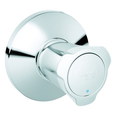 GROHE UP-Ventil Oberbau Costa 19854 Mark. blau Einbautiefe 15-35 mm chrom