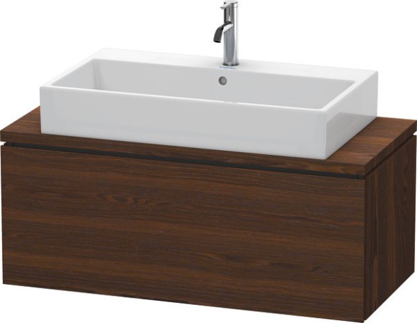 Duravit L-Cube Konsolenwaschtischunterbau wandhängend Nussbaum gebürstet Matt 1020x477x400 mm - LC58