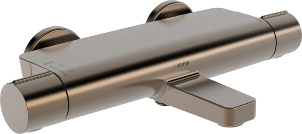 Hansa Wafü und Brausebatterie HANSAOPTIMA 6513, Bronze gebürstet, 6513220181