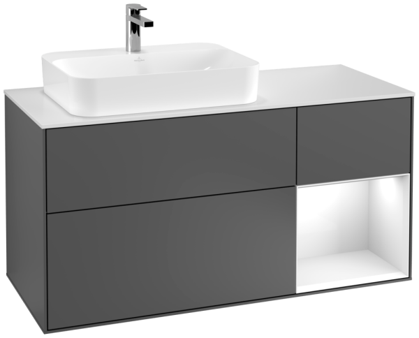 Villeroy & Boch Waschtischunterschrank Finion G40 1200x603x501mm Wandbel. WT li , G401GFGK