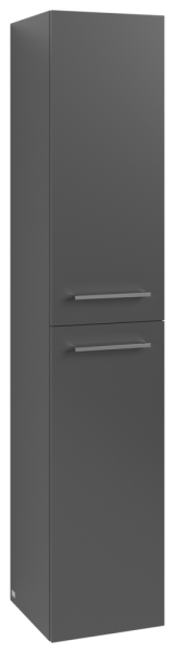 Villeroy & Boch Hochschrank Avento A89401 346x1760x 404mm 2 Türen A:re Graphite