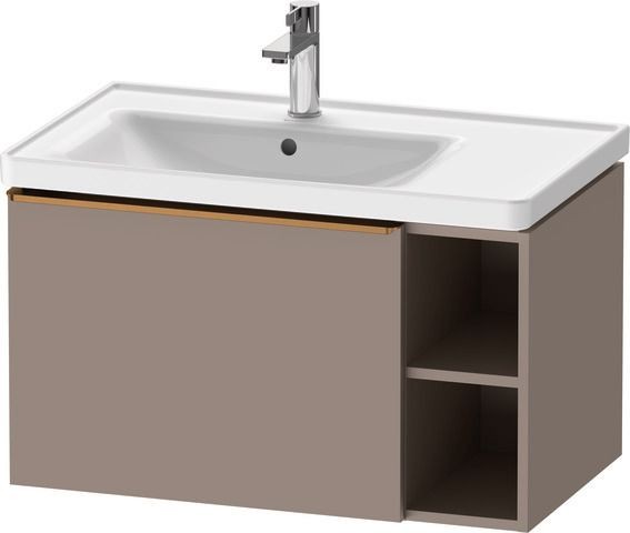 Duravit D-Neo Waschtischunterbau wandhängend Basalt Matt 784x452x440 mm - DE4258004430000