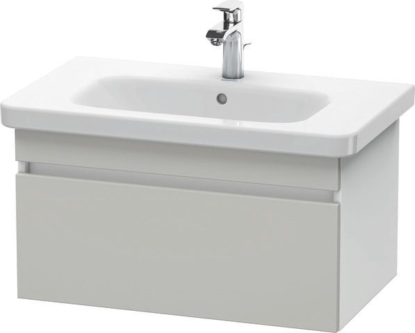 Duravit DuraStyle Waschtischunterbau wandhängend Betongrau & Weiß Matt 730x448x398 mm - DS638100718