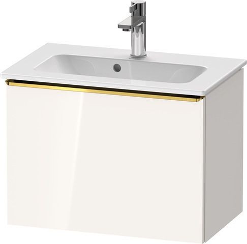 Duravit D-Neo Waschtischunterbau wandhängend Weiß Hochglanz 610x372x440 mm - DE4268034220000