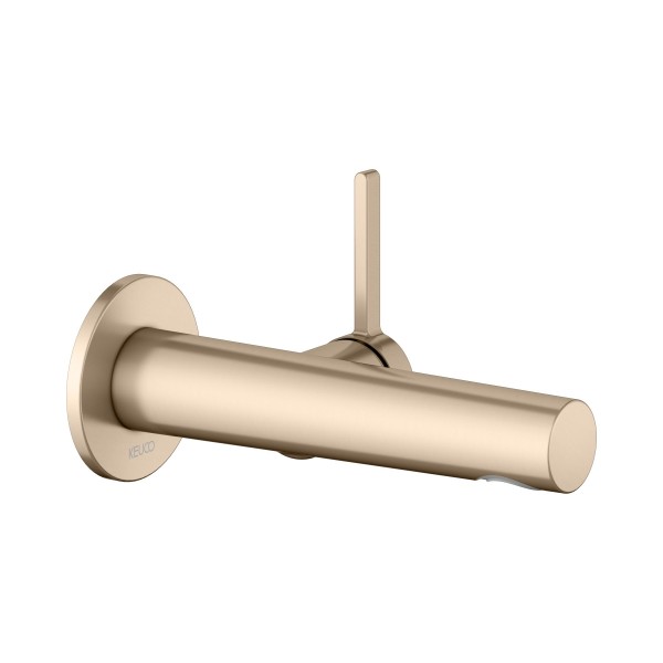 Keuco Waschtischarmatur Unterputz Edition 400 Ausladung 165 mm Bronze gebürstet, 51516030101