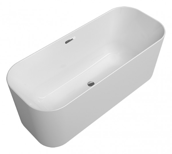 Villeroy & Boch Badewanne Finion A100V4 1700x700x620 mm Duo Freistehend Stone White, 177FIN7A100V4RW