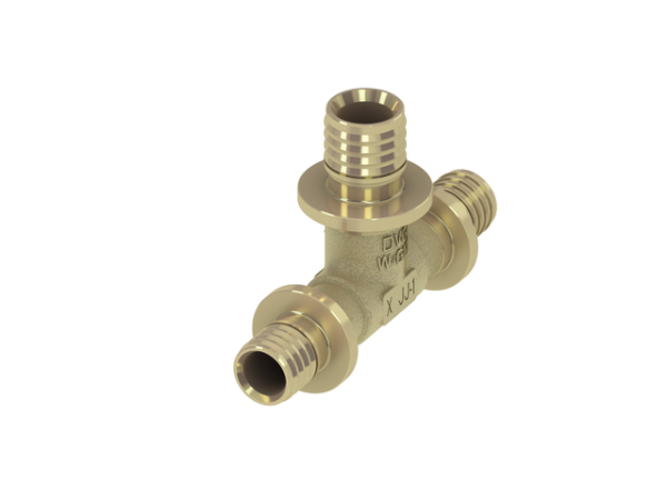 Tece flex T-Stück reduziert Dim. 32 x 25 x 32, Siliziumbronze, 710612