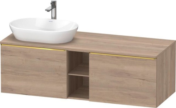 Duravit D-Neo Konsolen-Waschtischunterbau wandhängend 1400x550x459 Az 2 Ei mr Mt
