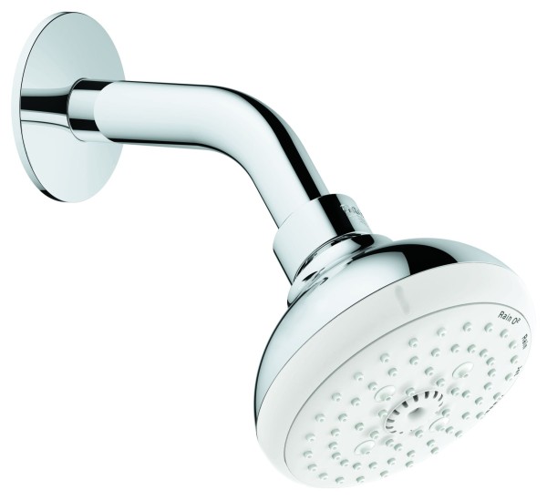 GROHE Kopfbrauseset Tempesta 100 27870_1 4 Strahlarten mit Brausearm chrom, 27870001