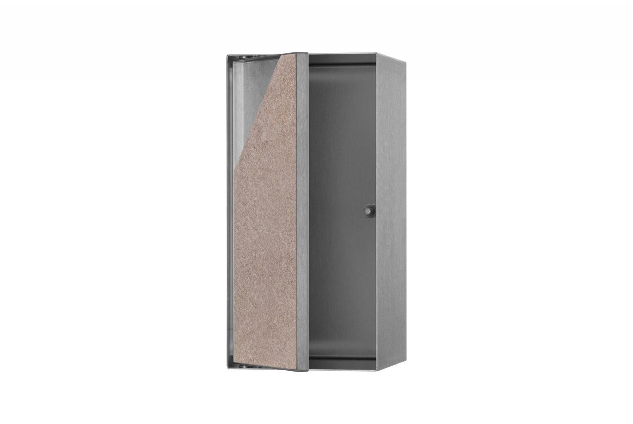 ESS T-BOX 14 befliesbar Edelstahl Wandnische 15x30x14 cm, inkl Rohbauset, BOXT-15x30x14 BOXT-15x30x14