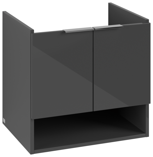 Villeroy & Boch Waschtischunterschrank Architectura 550x520x 438mm 2trg. Waschbecken mittig Grey