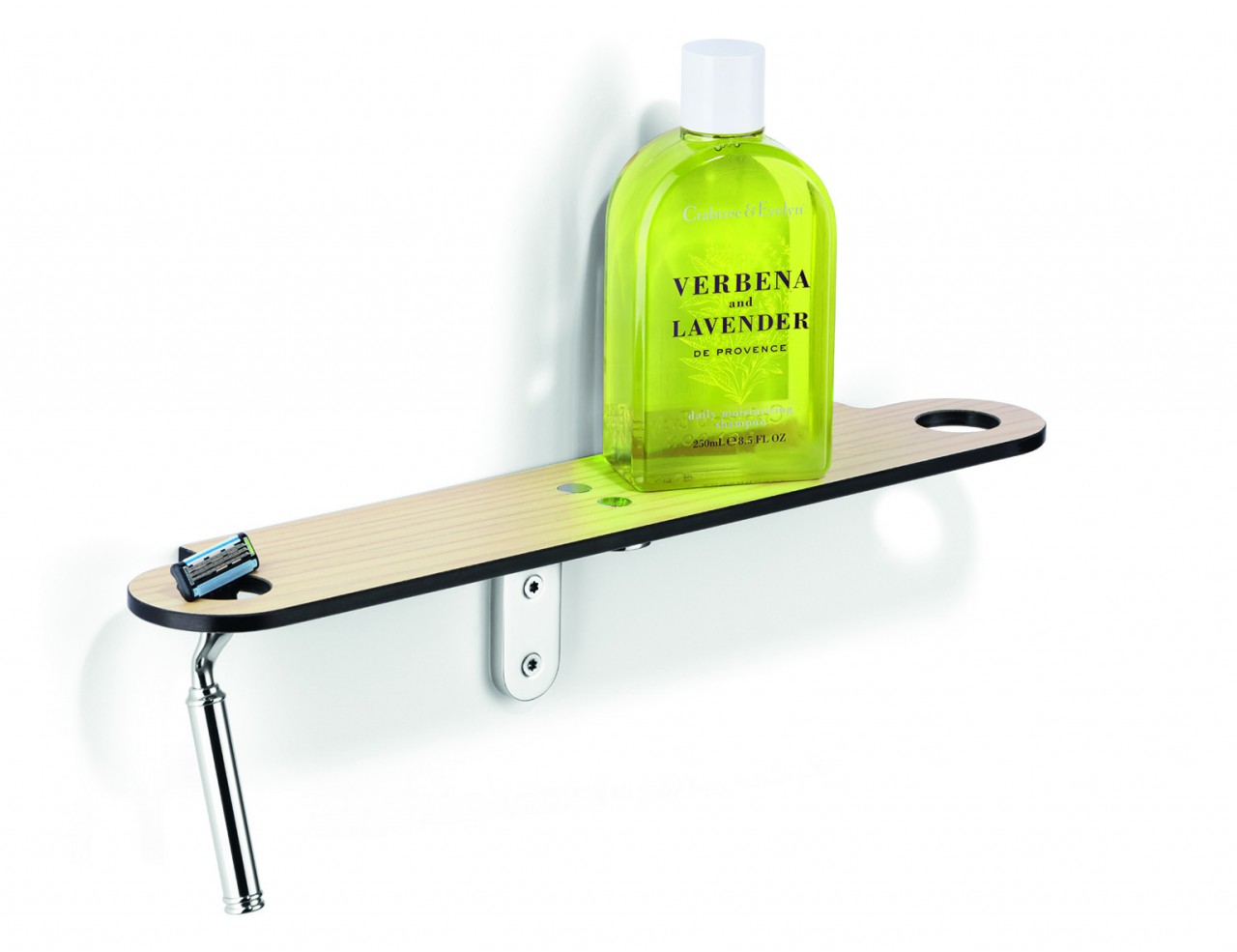 Giese Slimbord mit Halter für Rasierer holzoptik, 30961-02 30961-02