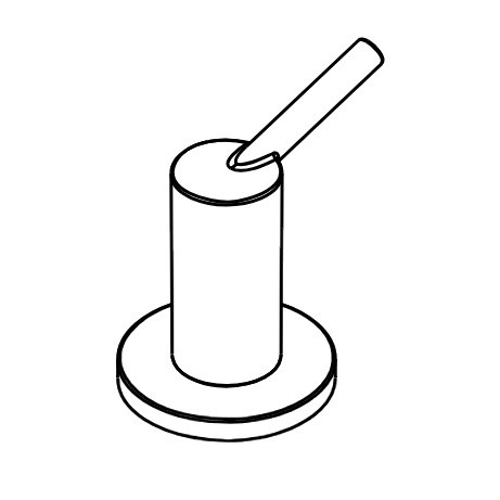 Hansgrohe Griff Kaltwasser chrom , 95338000