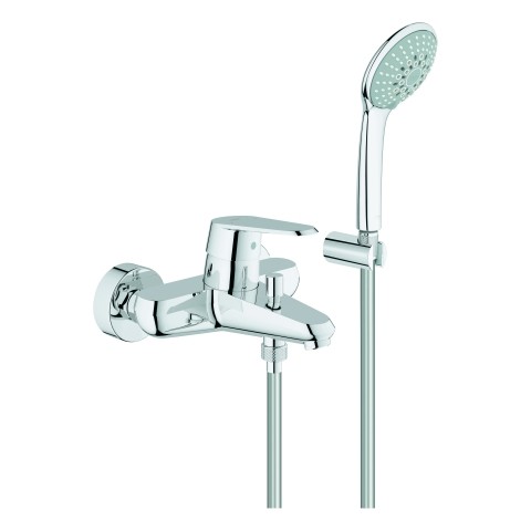 GROHE Wannenbatterie Eurodisc C 33395 Wandmont. Euphoria Brausegarnitur chrom