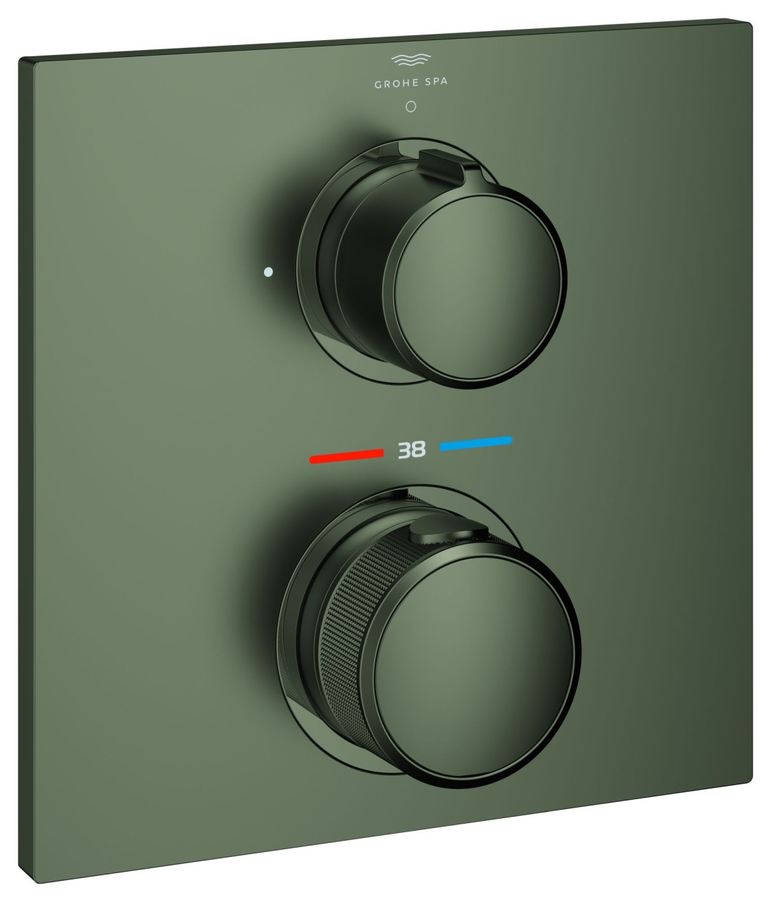 GROHE Thermostat Allure 19380_2 1 ASV für Rapido SmartBox satin graphite, 19380MG2 19380MG2