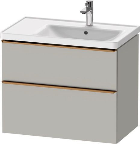 Duravit D-Neo Waschtischunterbau wandhängend Betongrau Matt 784x452x625 mm - DE4358004070000