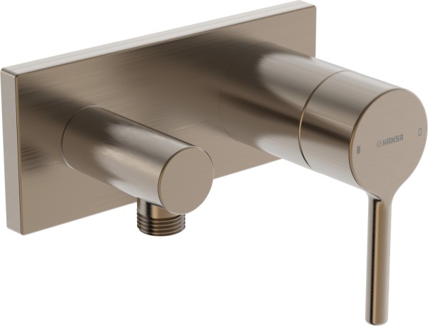 Hansa Einhandmischer FM-Set f. Brausebatterie HANSAVANTIS, eckig Bronze gebürstet, 5481900781