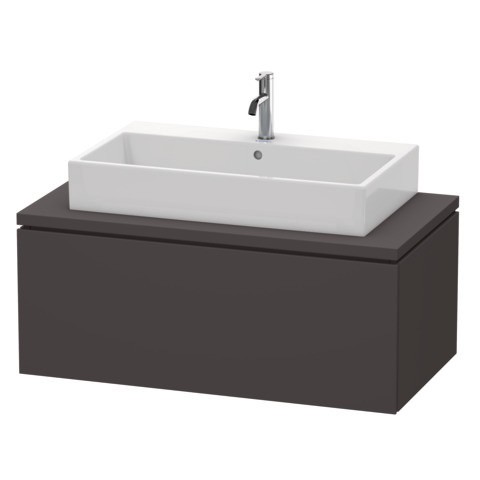Duravit L-Cube Konsolenwaschtischunterbau wandhängend Graphit Supermatt 1020x547x400 mm - LC58140808