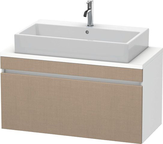 Duravit DuraStyle Konsolenwaschtischunterbau wandhängend Leinen & Weiß Matt 1000x478x512 mm - DS5304
