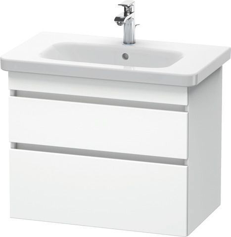 Duravit DuraStyle Waschtischunterbau wandhängend Weiß Matt 730x448x610 mm - DS648101818