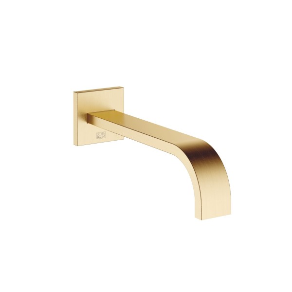 Dornbracht Wannenauslauf für Wandmontage MEM 13801782 Messing gebürstet (23kt Gold)