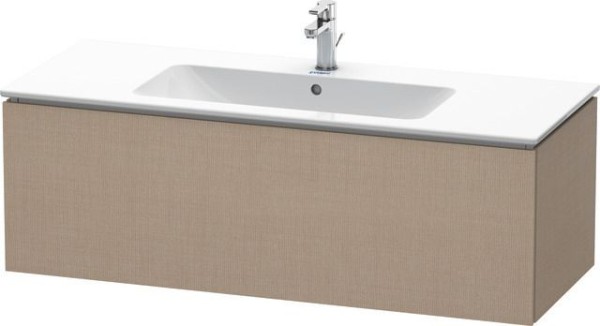 Duravit L-Cube Waschtischunterbau wandhängend Leinen Matt 1220x481x400 mm - LC614307575