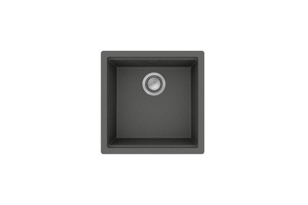 Hansgrohe Unterbauspüle S530-U400 manuelle Ablaufgarnitur steingrau, 43457290