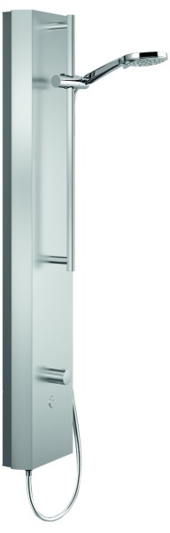Schell Duschpaneel LINUS Inox DP-C-T Handbrause, Brausestange, edst., 008462899