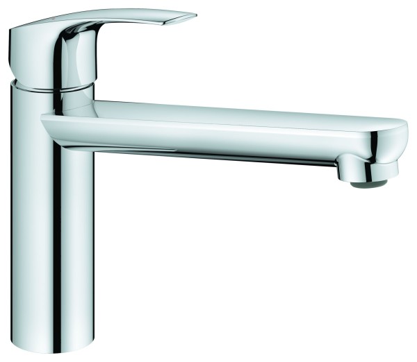 GROHE Küchenarmatur Eurosmart 101233 Niederdruck mittelhoher Auslauf chrom, 1012330000