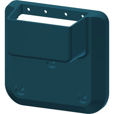 KWC Aquarotter Wandhalter, F5, Perlenzian, für Höhenverstellung, 2000105006, 2000105006