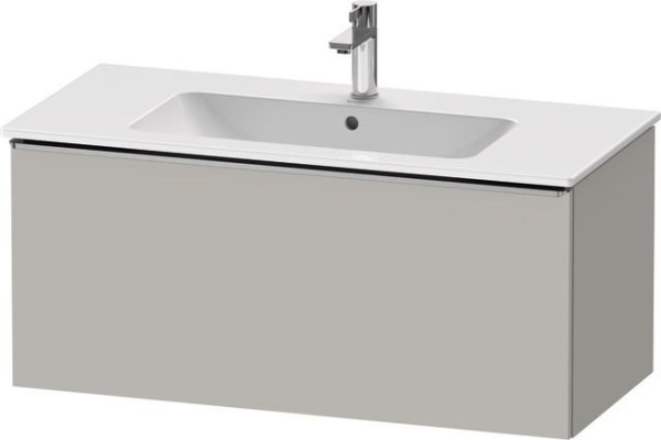Duravit D-Neo Waschtischunterbau wandhängend Betongrau Matt 1010x462x440 mm - DE4263070070000