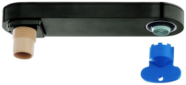 Grohe Auslaufbrause 48454 mit azb. Auslauf hard graphite gebürstet, 48454AL0