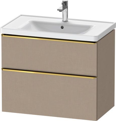 Duravit D-Neo Waschtischunterbau wandhängend Leinen Matt 784x452x625 mm - DE4355034750000