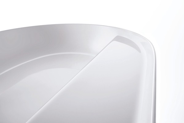 Duravit Luv Aufsatzbecken Weiß Hochglanz / Grau Seidenmatt, 800 mm - 03808023001