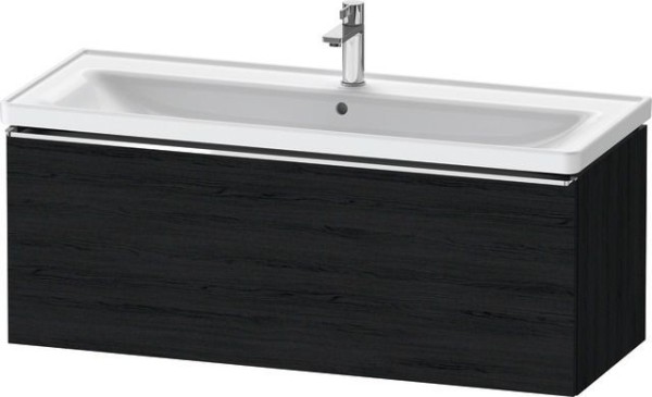 Duravit D-Neo Waschtischunterbau wandhängend Eiche Schwarz Matt 1184x452x440 mm - DE4291010160000
