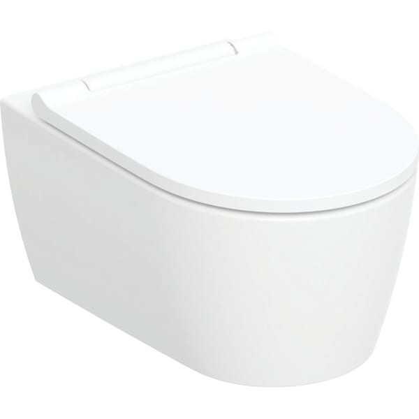 Geberit ONE Set Wand-WC mit WC-Sitz weiss/weiss, 500201011