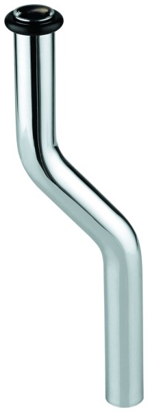 GROHE Urinal-Spülrohr 37039 Durchm.18mm 200mm aus Messing Kröpfung 40mm chrom